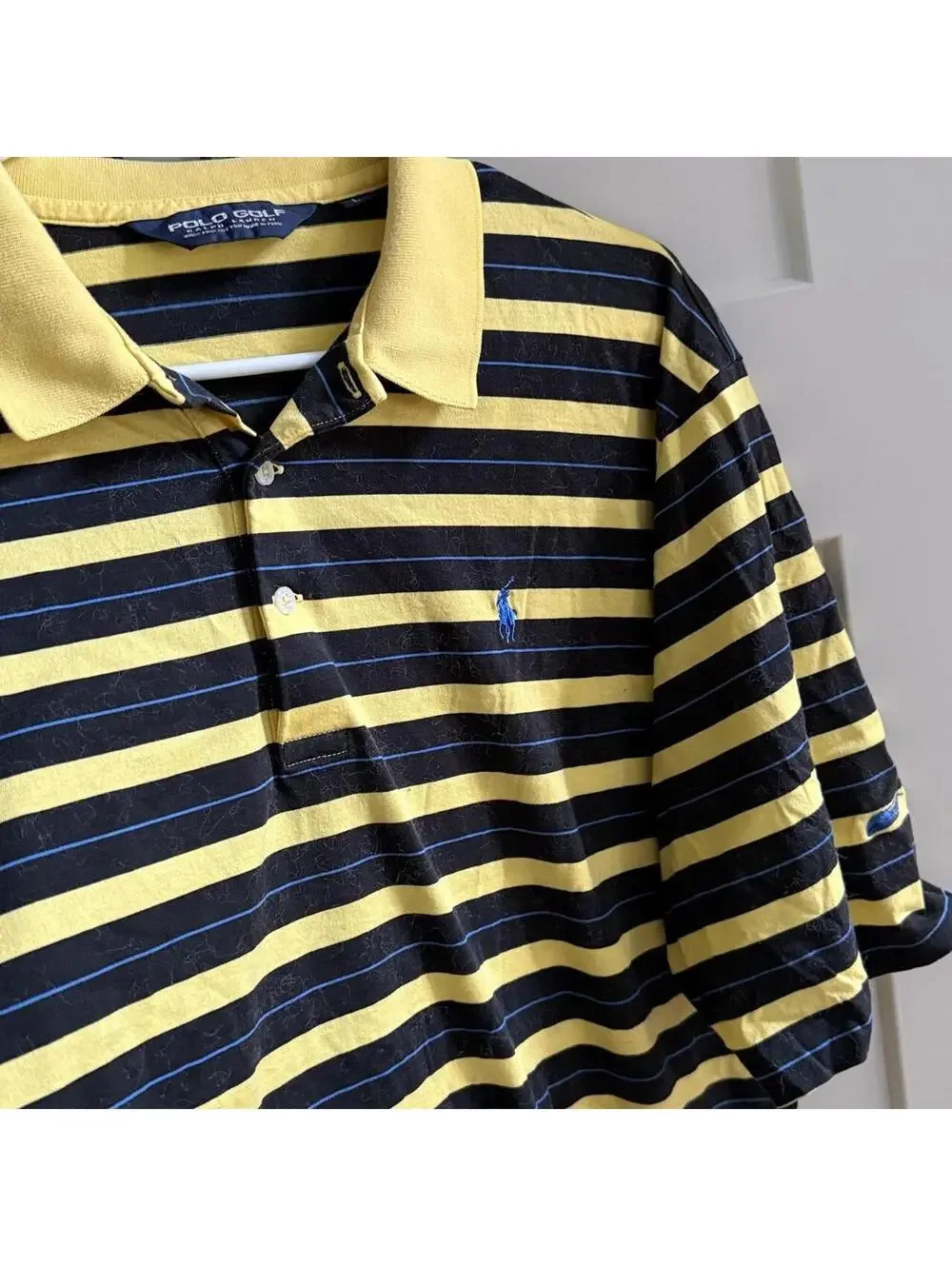 💛 Polo Golf Ralph Lauren Striped Rugby Polo Shirt